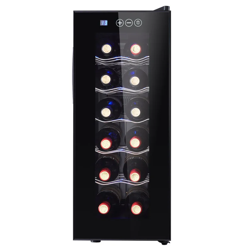 Silent Small Wine Refrigerator 12 Bottle Wine Cellar Cooler Fridge the Rmoelectric Cooling Cabinet