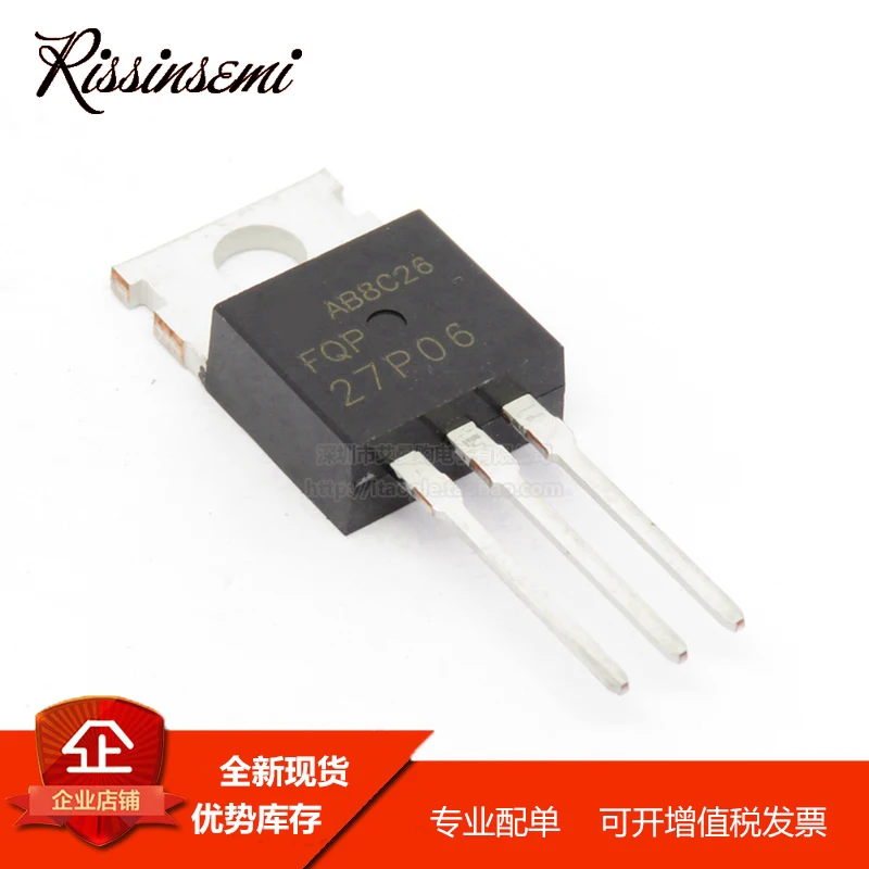 

30 шт. FQP27P06 27P06 TO-220 27A 60V полевой транзистор, новинка