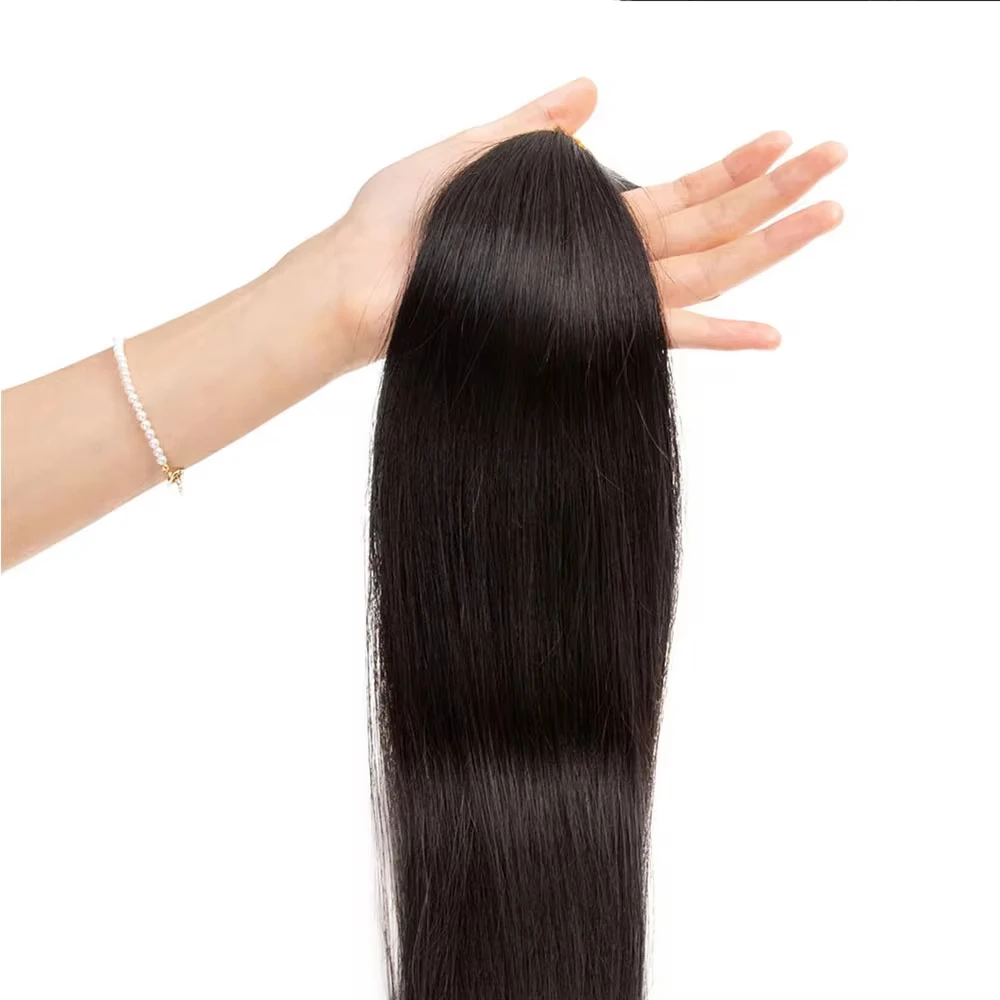 Bulk Hair Silky Straight 100% Human Hair Bulk No Weft Human Hair Extensions 50G 100G Micro Human Braiding Hair For Boho Braids 4