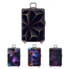 3D Novelty Geometric Pattern Luggage Protective Cover Thicken High Elastic Protector Cover Fits 18-32 Inch Travel Suitcase 3