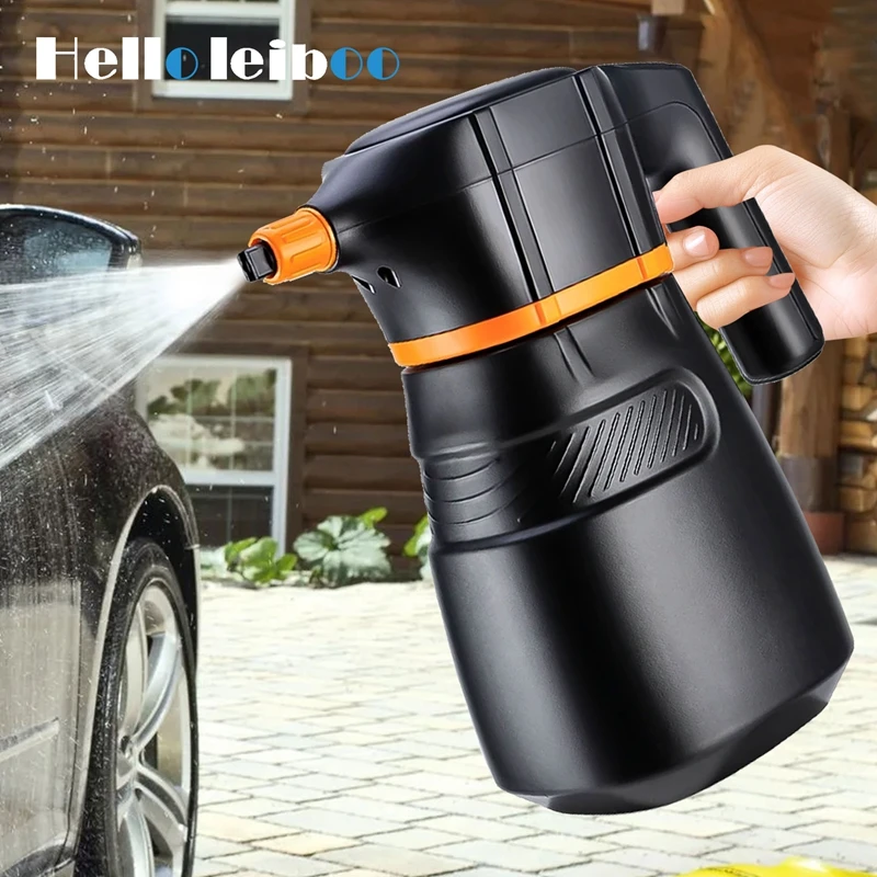 Foam Sprayer Electric Foam Sprayer Car Wash Clean Detailing Snow Cannon High Pressure Water Gun Battery Powered for Car Wash Foam Can