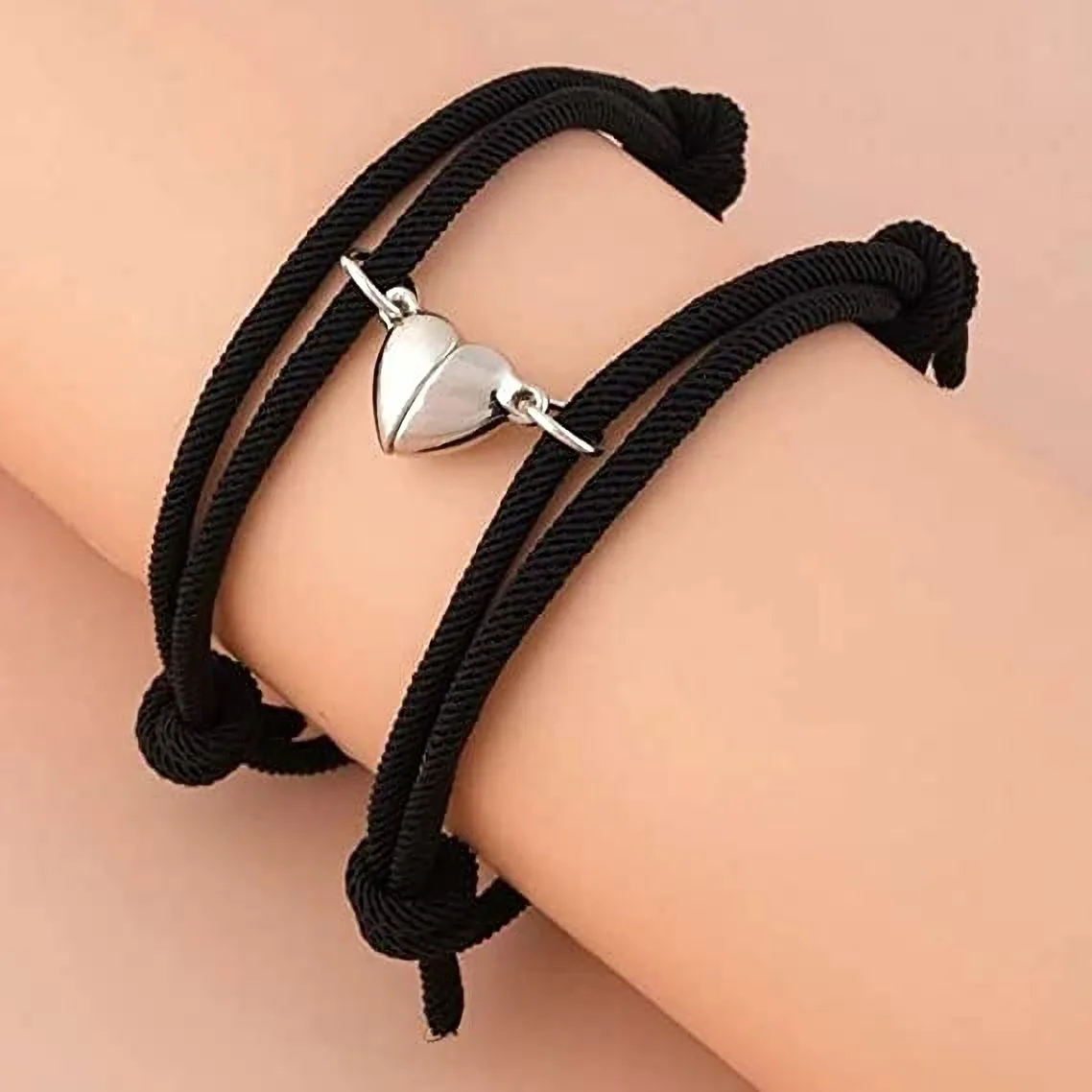 Magnetic Heart Friendship Bracelets