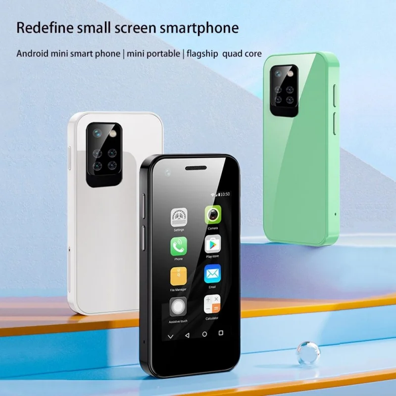 SOYES Mi12 Mini Smartphone 2,5 pulgadas MTK 1GB RAM 8GB ROM 5MP Cámara Tarjeta SIM Dual WCDMA 3G Mp4 Bluetooth WIFI Android teléfono móvil