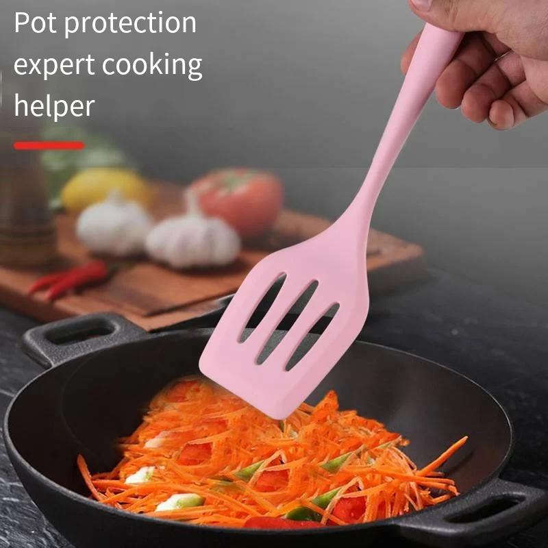 Silicone Cooking Utensils Set Non-Stick Silicone Cake Spatula Cooking Shovel Whisk Oil Brush Flexible Kitchen Utensils Sets 5Pcs