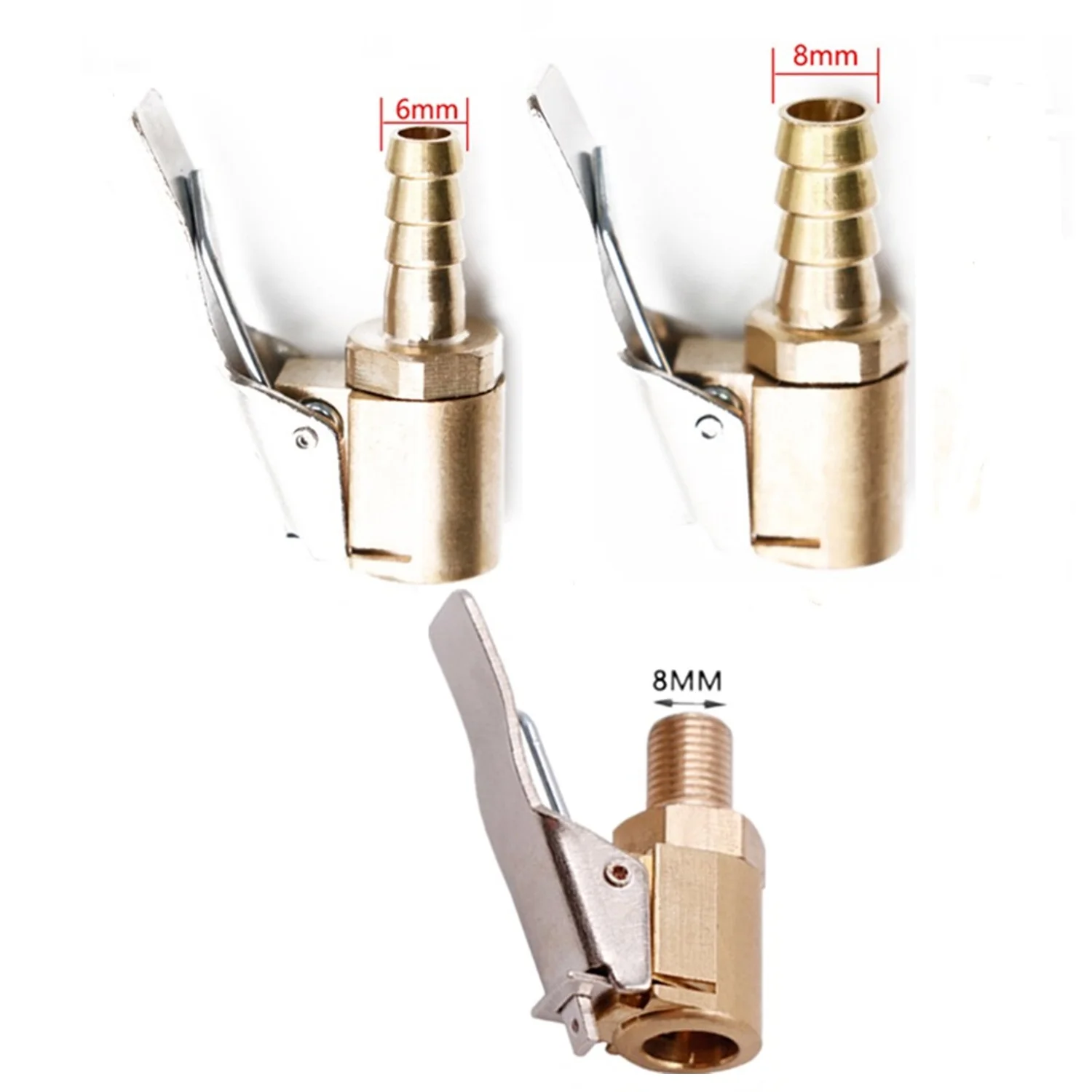 6mm 8mm Car Air Pump Thread Nozzle Adapter Car Pump Accessories Fast