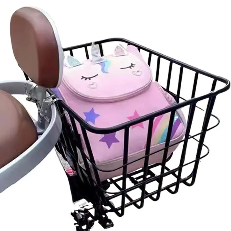 Scooter Bike Rear Bike Basket Basket Accessories Waterproof Student Waterproof Thickened Bas