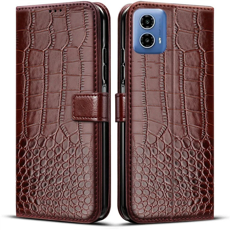 Premium Flip Leather Wallet Case - Soft Silicone Back Cover