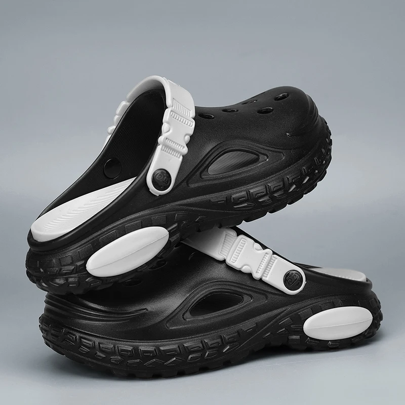 Men's Summer EVA Garden Clogs - Stylish Beach & Indoor Bathroom Sandals