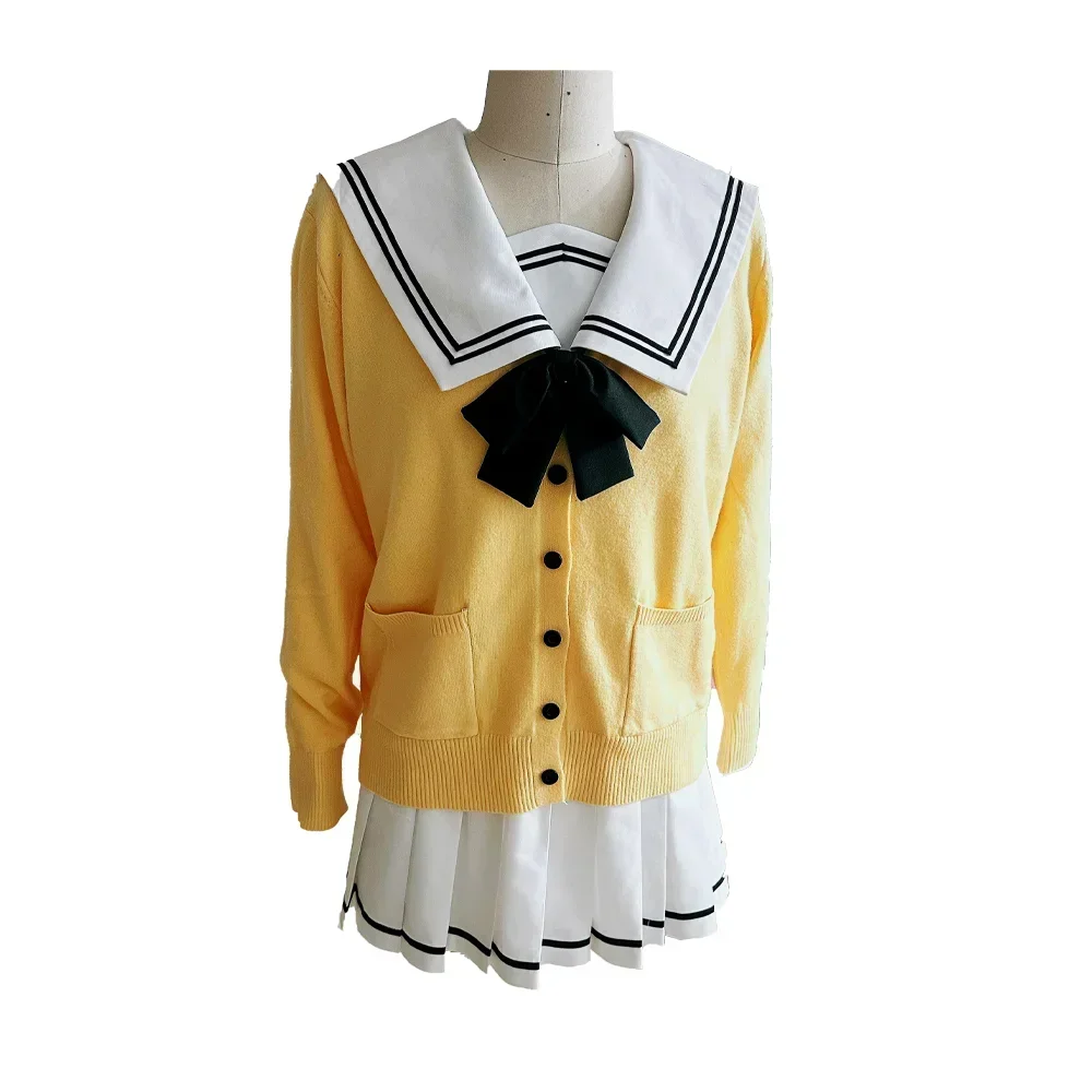 Game You and ME and Her: A Love Story Cosplay Costume Muko Aoi Adult Women High School Uniforms JK Lolita Suit Halloween Outfits