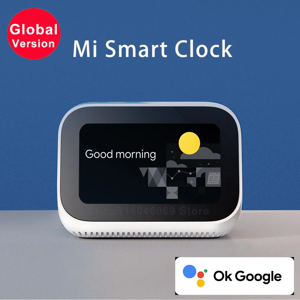 Global Version Xiaomi Mi Smart Clock Touch Screen Display AI Speaker ...