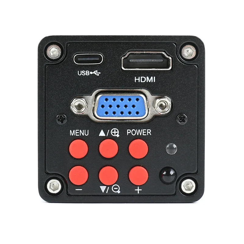 14MP 1080P 60FPS HDMI VGA Video Industriale Microscopio Macchina Fotografica Professionale CCD Videocamera C MONTAGGIO Per Il Telefono PCB Saldatura Repai - immagine 5