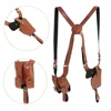 Tactical Stealth Pistol Holster Double Magazine Hidden Gun Pouches Shooting Accessories Shoulder Underarm Concealed Gun Holster 1