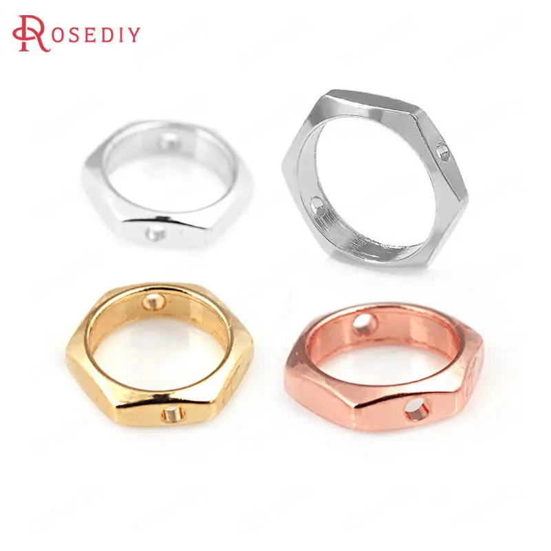 Brass Diy Findings Accessories Brass Jewelry Making Supplies Brass Hexagon Jewelry
