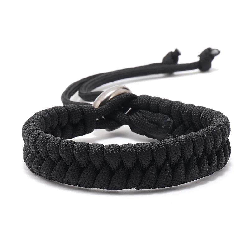 Handwoven Paracord Survival Bracelet for Men