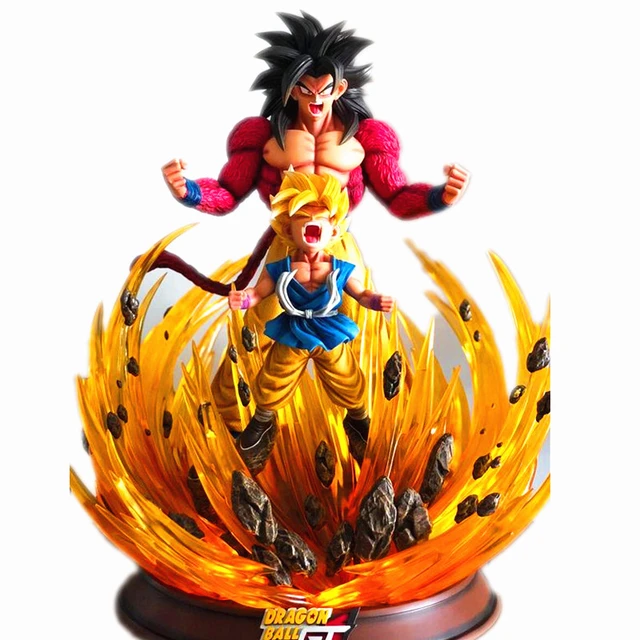 Boneco de Resina Goku Super Sayajin Desenho Dragon Ball