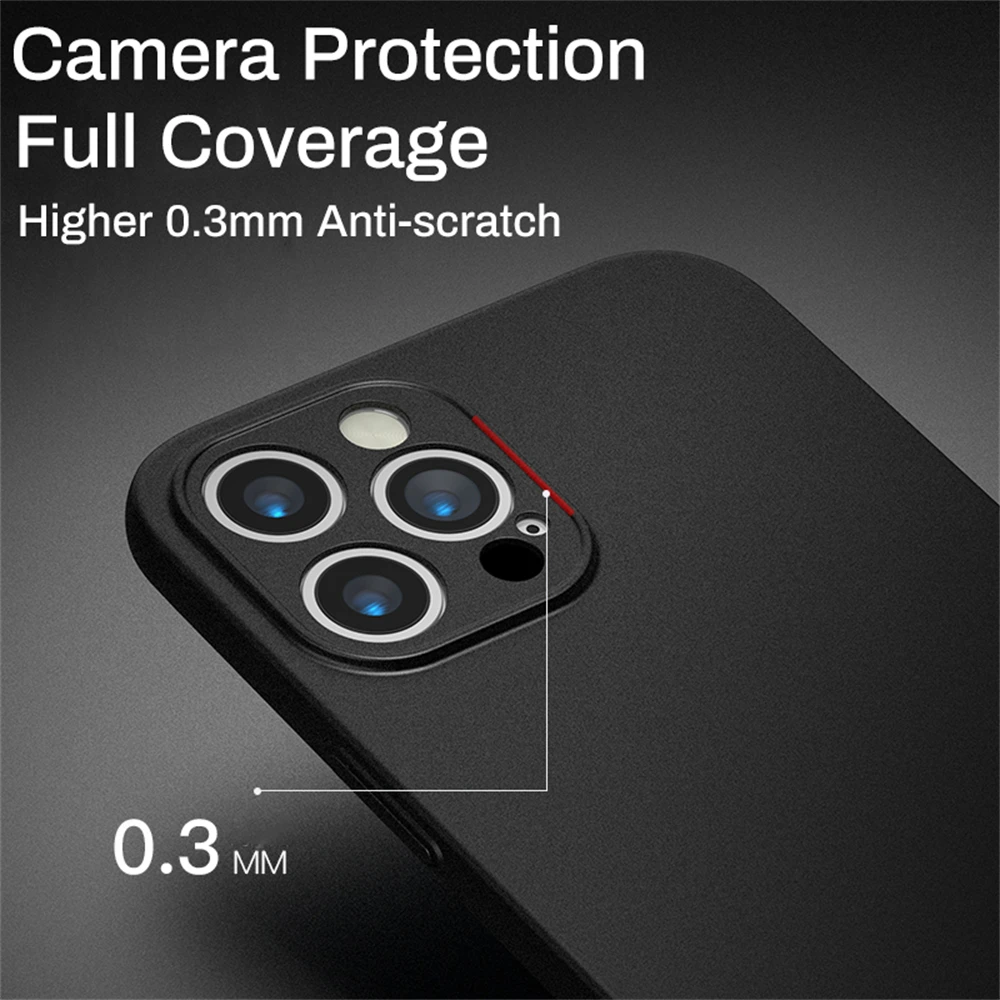 Luxury Sandstone Matte Ultra-Thin Hard Phone Case - Slim PC Bumper Back Cover