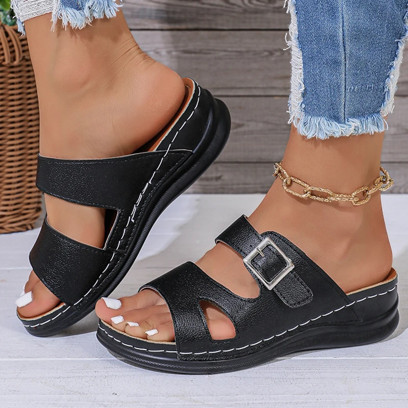 Wedge Flip Flop Sandals