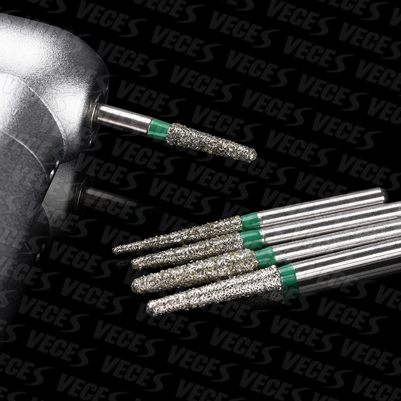 TR Type Coarse Dental Diamond Burs FG High Speed Bur 1.6mm Dentistry Strawberries Drills Dentist Tools 10pcs 2