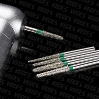 TR Type Coarse Dental Diamond Burs FG High Speed Bur 1.6mm Dentistry Strawberries Drills Dentist Tools 10pcs 2