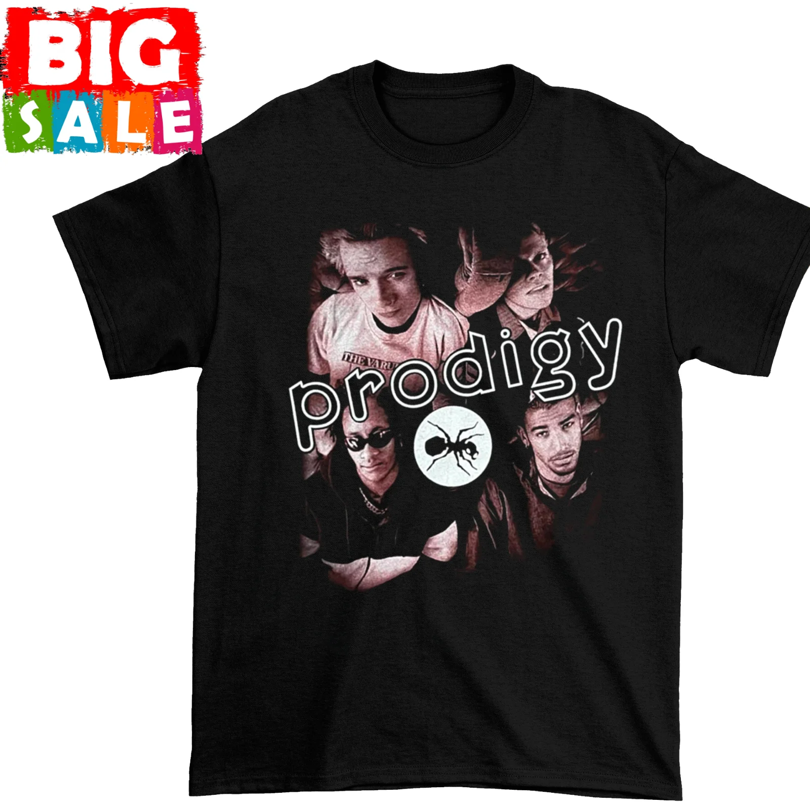Rare 90S Vintage Prodigy S-234Xl Regalo Famiglia T-Shirt Unisex Fn1923