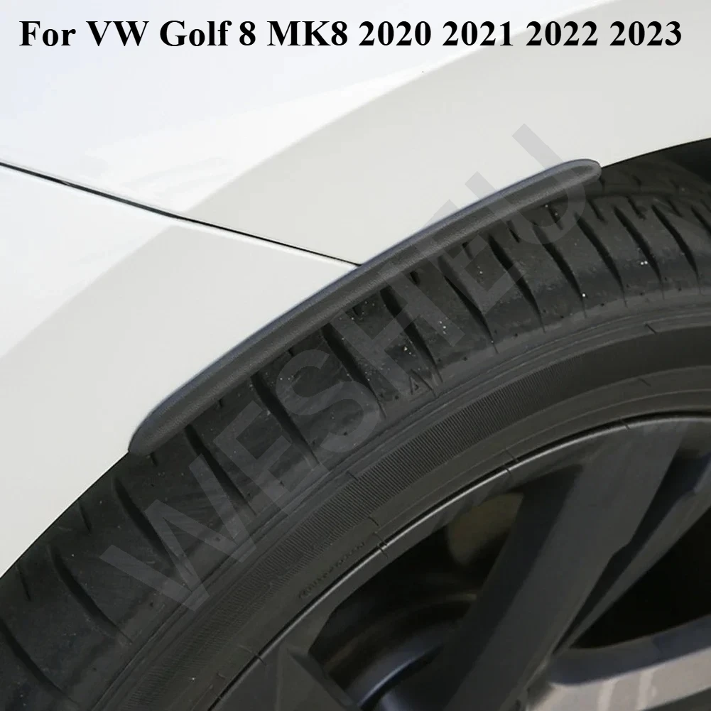 폭스바겐 골프 8 MK8 액세서리 2020 2021 2022 2023 자동차 범퍼 펜더 플레어 머드 플랩 스플래시 가드 휠 아이브로우 립