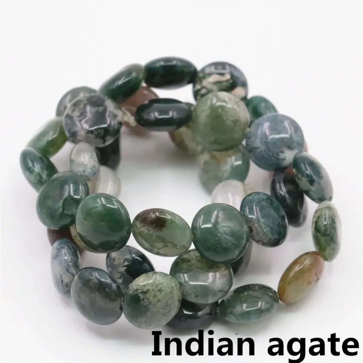 

10mm Accessory Round Indian Agate Stone Onyx Lucky GemStone DIY Beads Women Gifts 15inch Natural Jewelry Making Design Wholesale