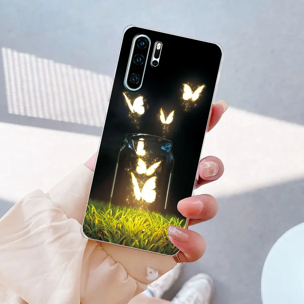 Clear Silicone Phone Case with Cute Design and Protective Bumper