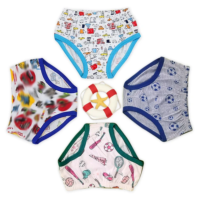 4 Pcs/lot Panties- Briefs Kids Underwear Clothes