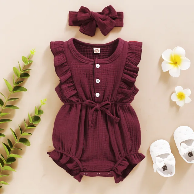 Summer Baby Girls Romper 4