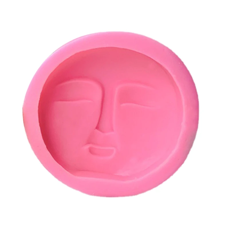 

3D Face Decoration Silicone Mold Resin Epoxy Craft Polymer Clay Craft