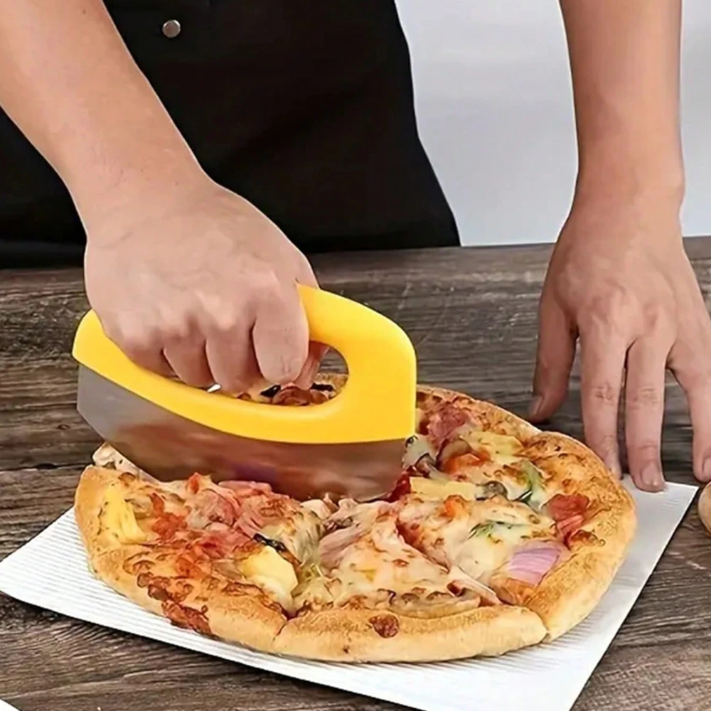 Stainless Steel Semi-Circle Pizza Cutter 2