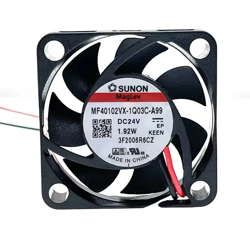새로운 3D 프린터 24V 40mm 팬 MF40102VX-1Q03C-A99 Sunon 마그네틱 베어링 4010용 압출기 핫엔드 BLV Mgn Cube Ender용 냉각 장치