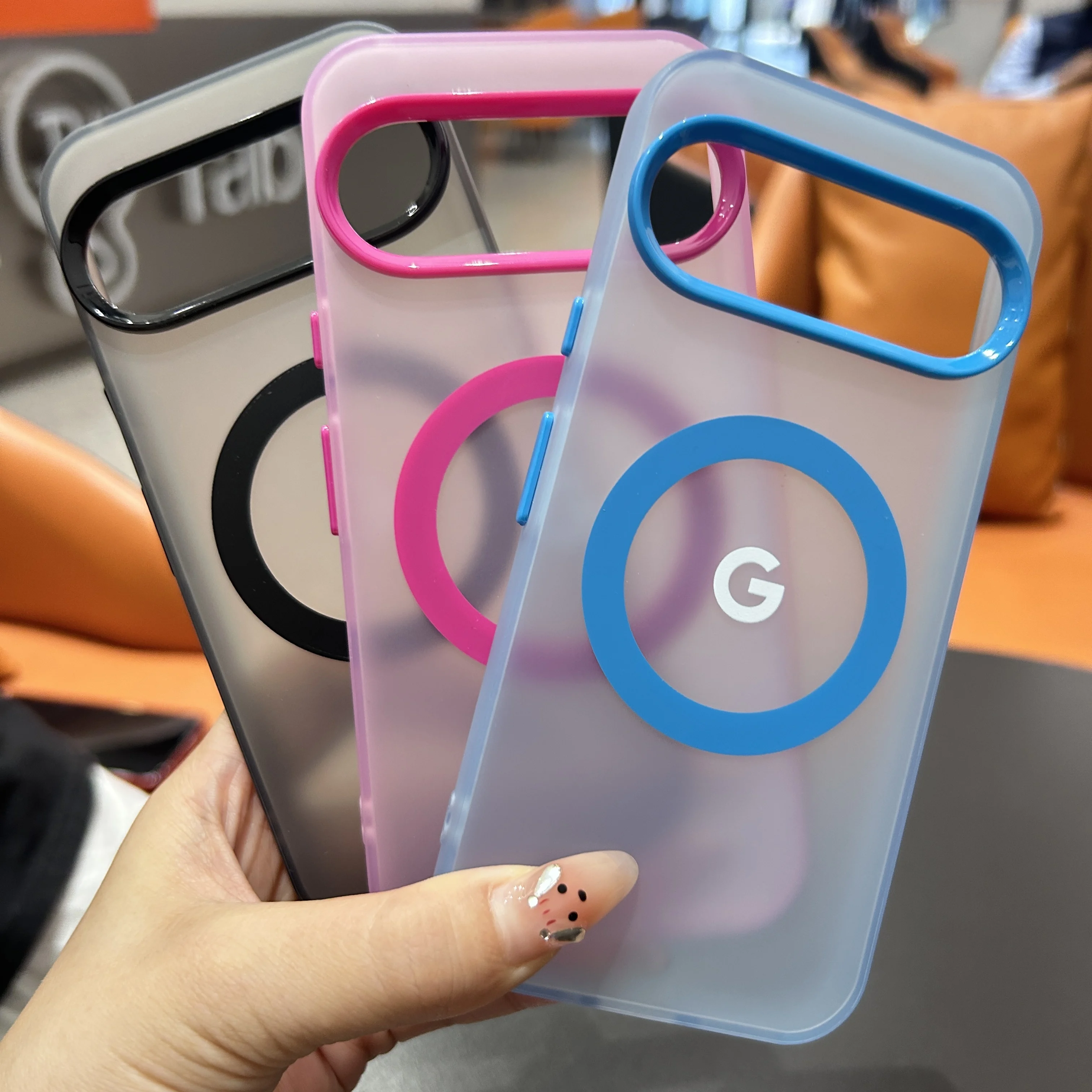 Matte Candy Color Soft Silicone Phone Case with Magsafe Wireless Charging Compatibility