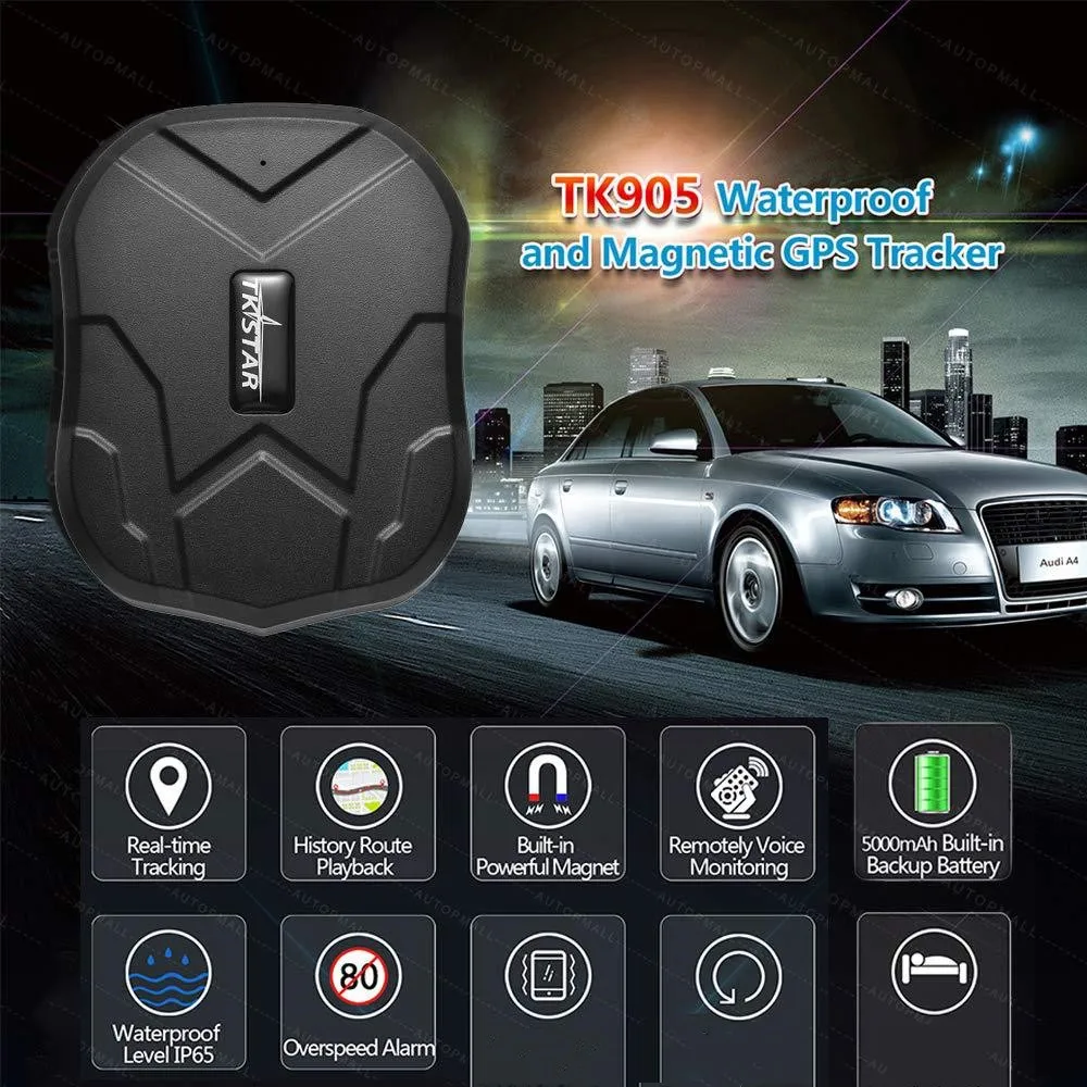 

Gps Locator Tk905 Upgrade Version Comes With Strong Magnetism,Waterproof,With Dust Bag,Durable Standby For 120 Days