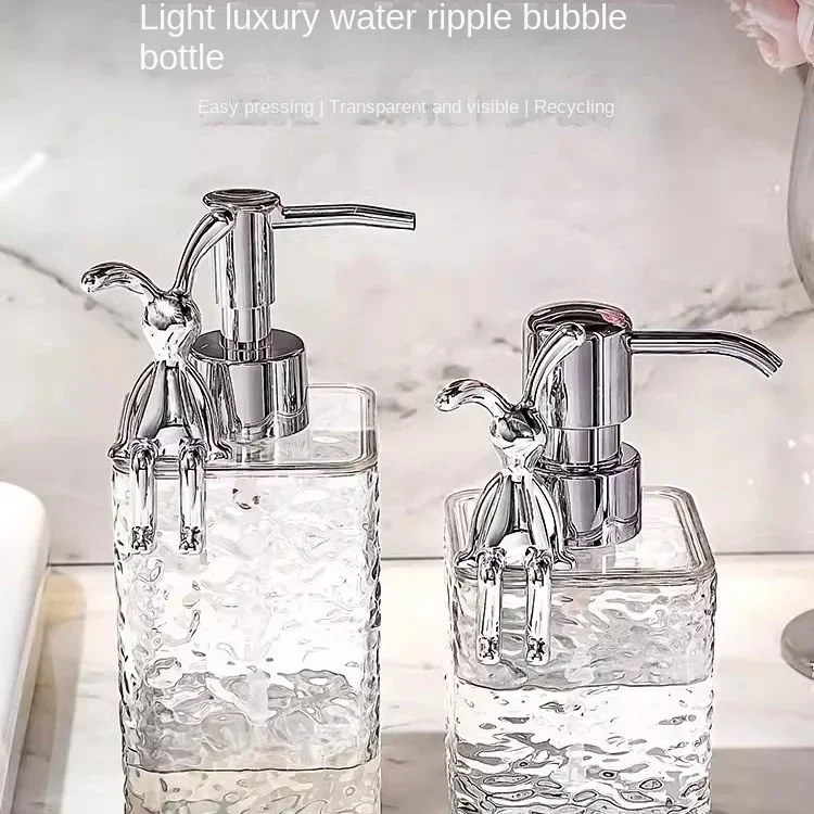 Hands Foaming Soap Dispenser Press-type Bathroom Liquid Soap Bottle Refillable Dish Container Hand Washer Soap Dispenser Soap Dispenser Bottle Foaming Soap Dispenser Foam Pump Bottle