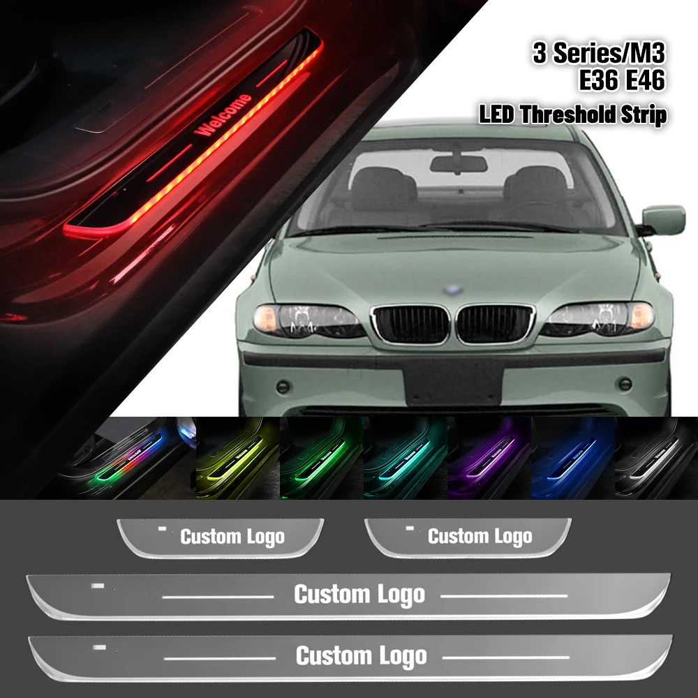 

Для BMW 3 серии M3 E36 E46 1991-2006 Автомобильная фотомагнитола индивидуальный логотип фотомагнитола 2005 приветственный порог фотоаксессуары