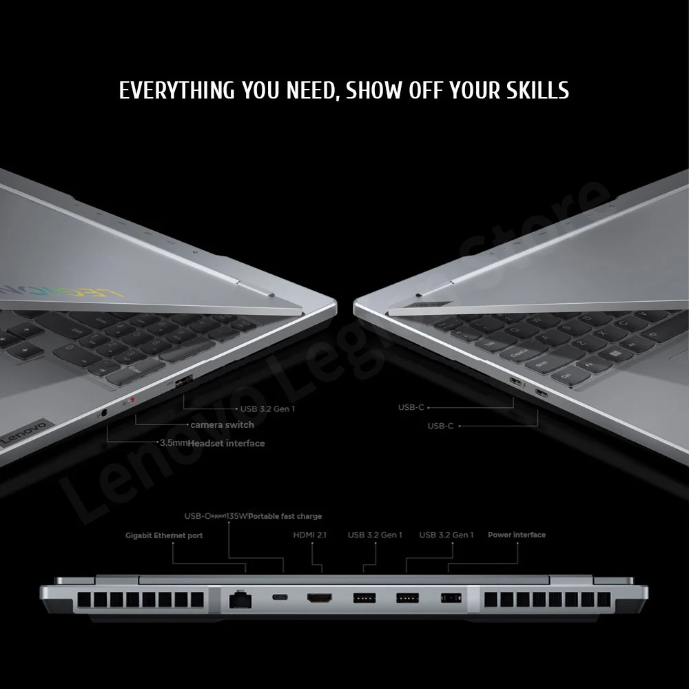Lenovo Legion R7000P Laptop 15.6 Inch E-sports Gaming R7 6800H RTX 3050 Ti  32GB 1TB SSD Windows 11 165Hz  Notebook PC 3