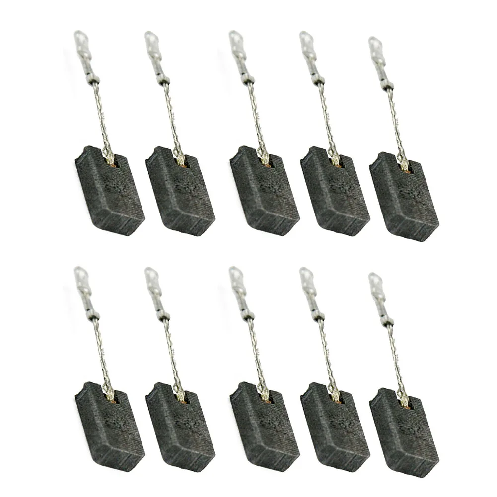

10pcs E64 Carbon Brushes 6*10*17mm For 1200W Angle Grinder GWS12-125S GWS12-150S E64 Power Tool Accessories Replacement
