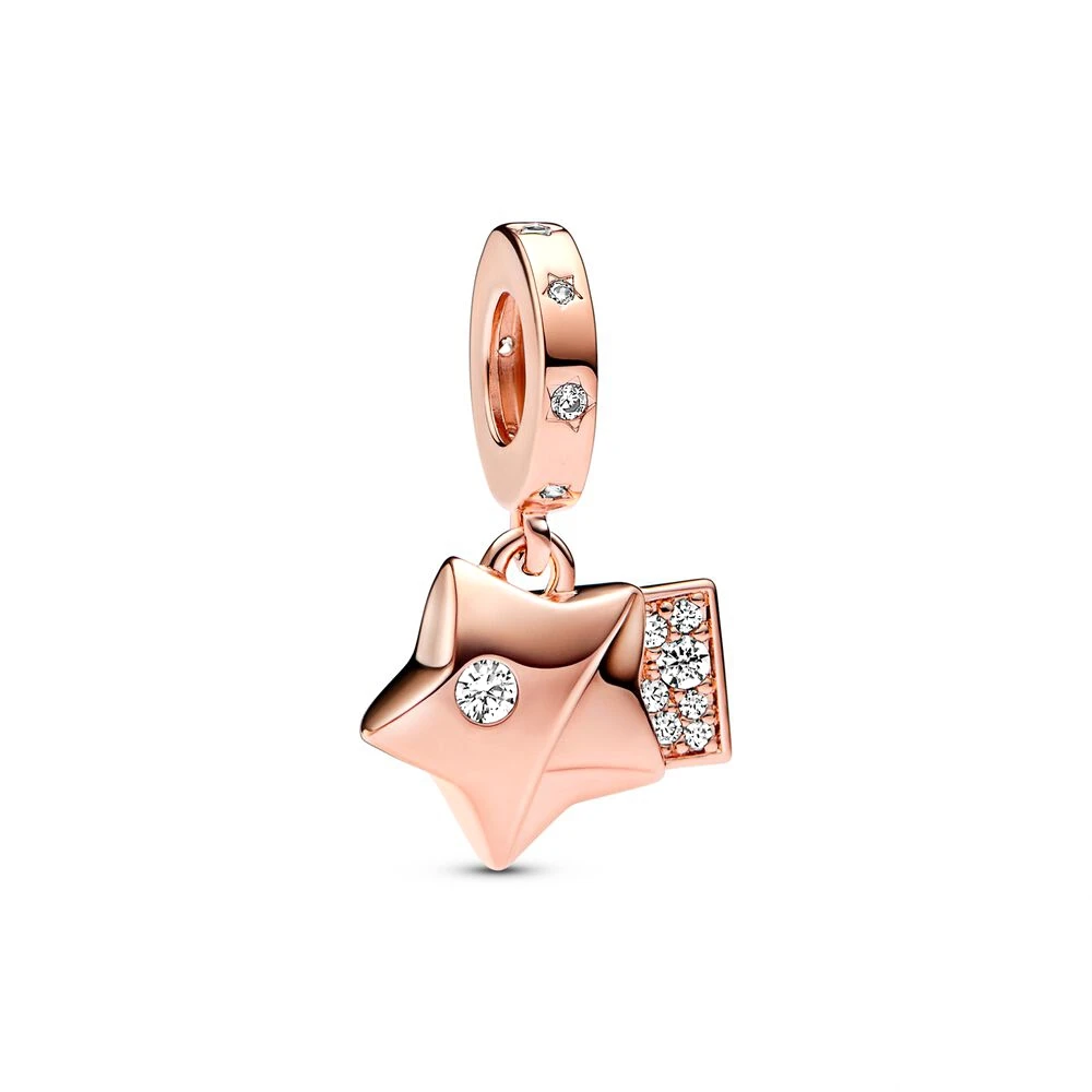 Tiny Spot Series Celestial Galaxy Star Murano Dangle Charm Bead Fit Original 925 Sterling Silver Bracelet DIY JewelryGift 6