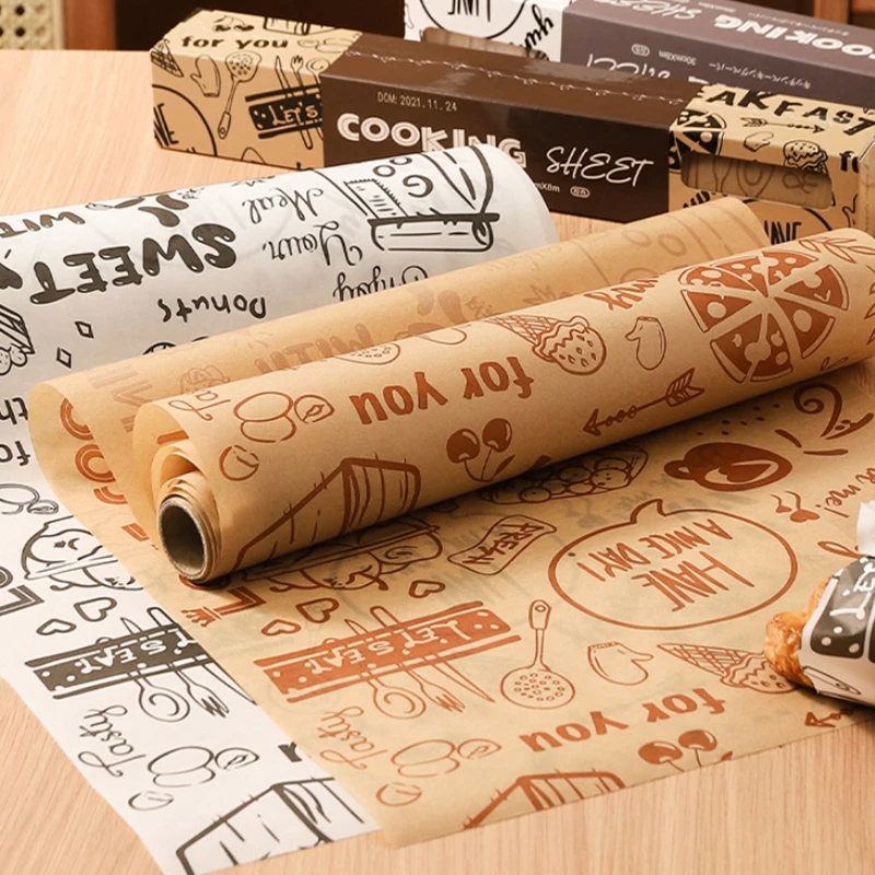 White Non-Stick Food Grade Baking Paper Roll Parchment Paper