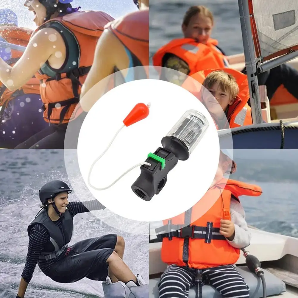Inflatable Life Jacket Lifebuoy Automatic Inflator Device Life Vest Inflation Accessories Diving Water Sports inflatable swimming ring