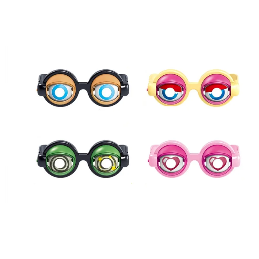 Gafas divertidas con párpados móviles