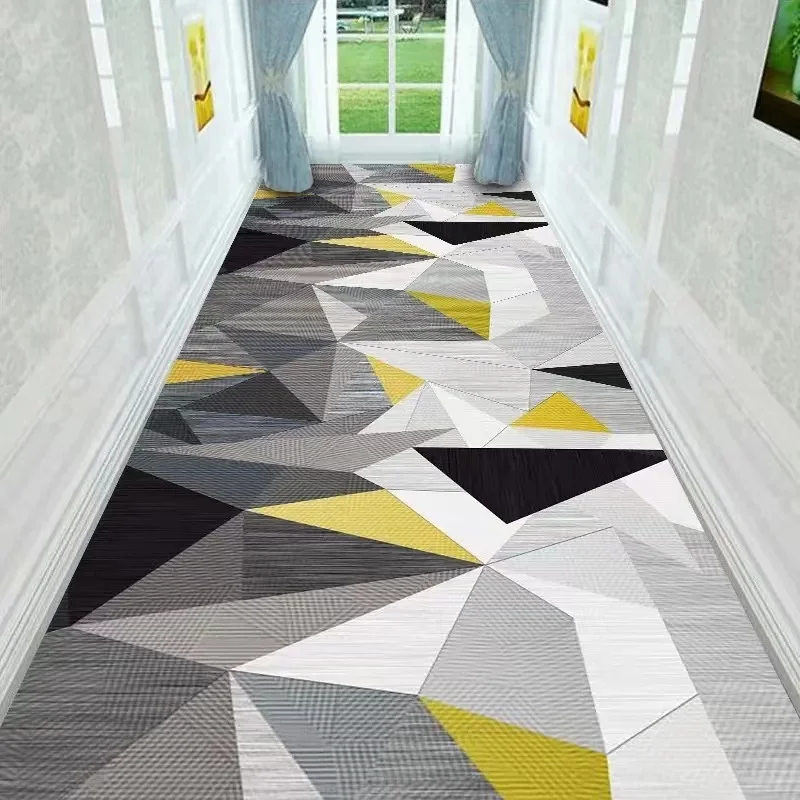 

Modern Runner Long Corridor Carpets for Hallway Decoration Home Floor Mats Luxury Lobby Aisle Entryway Decor Area Rug Washable