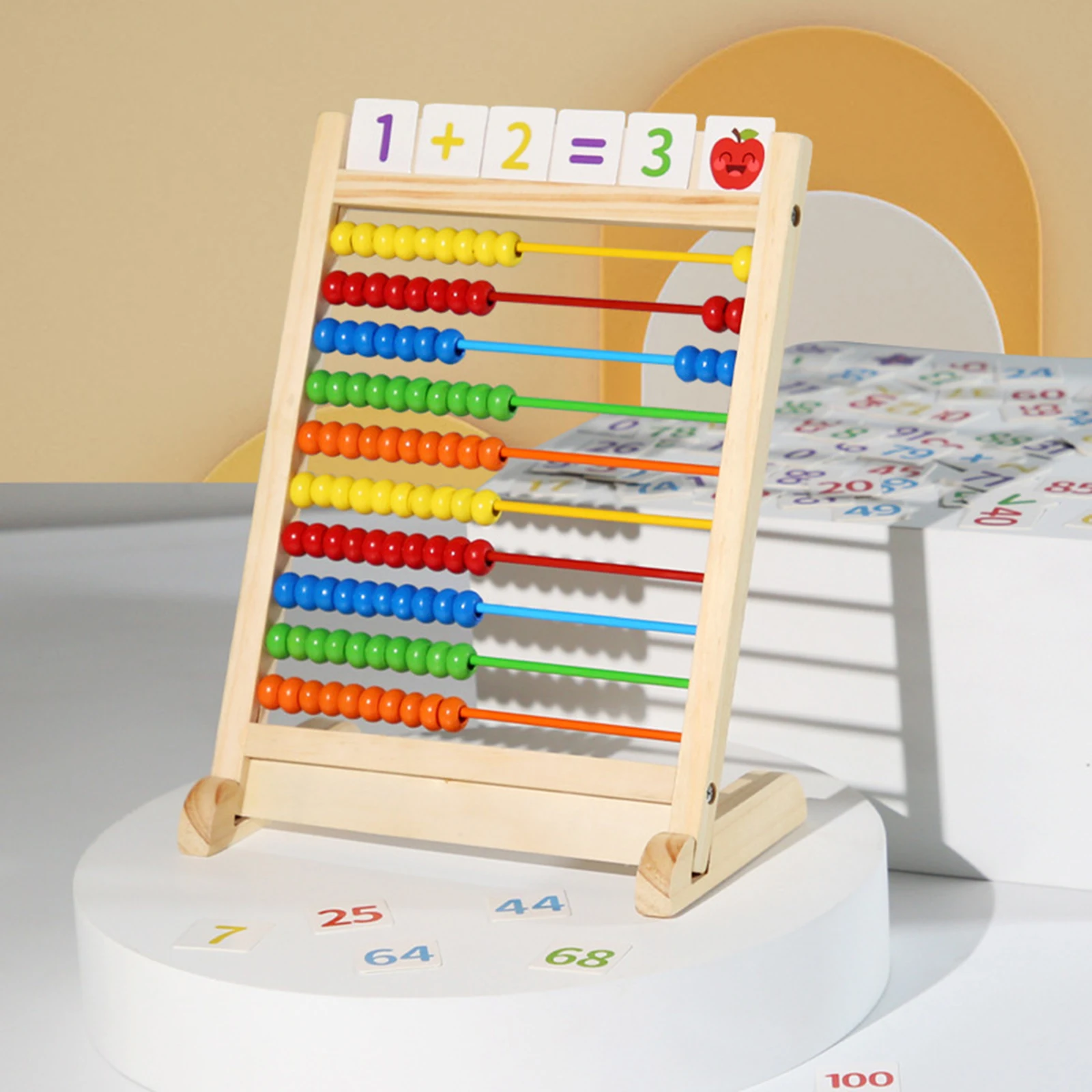 

Набор из десяти рамок для детей, математические счетчики для дошкольного возраста, развивающие счетные рамки с гладкими краями, игрушка