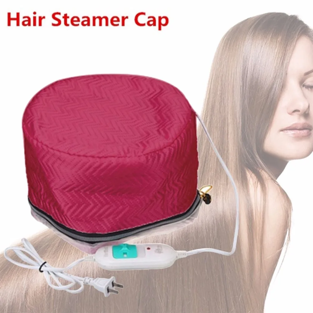 Thermo-Cap For Hair Gorro Termico Para Cabello Tratamiento Hair Steamer Cap Nurse Cap Household Hat Care EU Plug
