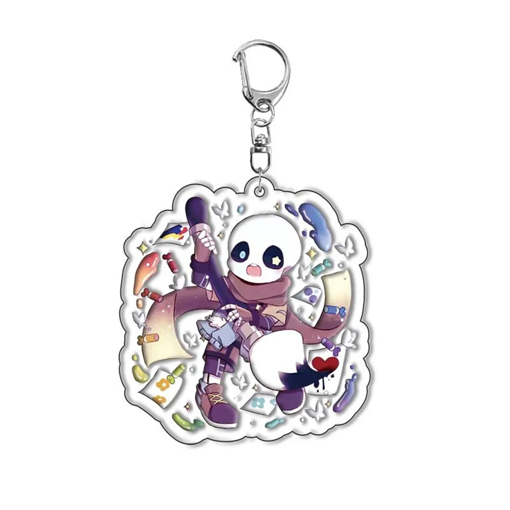 Undertale Ink Sans Asriel Horror Fell Keychain Cosplay Accessories Game Key  Chain Pendant Cartoon Badge - AliExpress