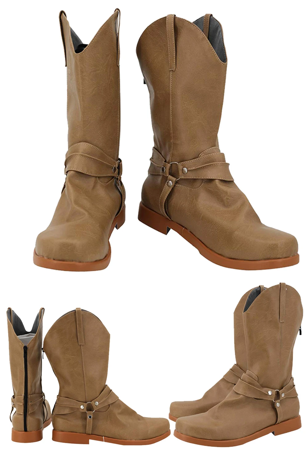 

Обувь для ролевых игр Оби Ван, ботинки для кинофильма, космос, боевой костюм, аксессуары для мужчин, для ролевых игр, Мужская модная Классическая обувь