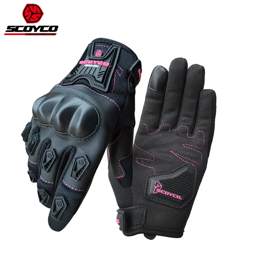 Scoyco Motorcycle Gloves Women Summer Bicycle Guantes Moto Luvas