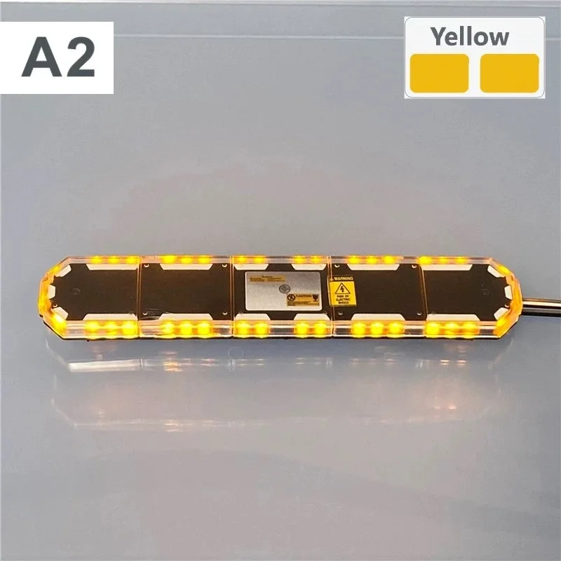JUWUBA RC LED-Warnleuchte Projektionslichter Dachlampe für 1/14 Tamiya LKW Anhänger Kipper für Scania 770S R620 für Volvo LESU – Detail 7
