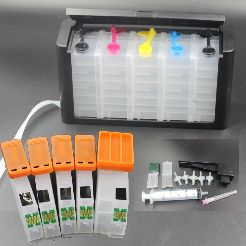 33XL T33 With Auto Reset Chip Continuous Ink Supply System For EPSON XP 530 640 645 635 630 540 830 900 Printer Ciss Luxury
